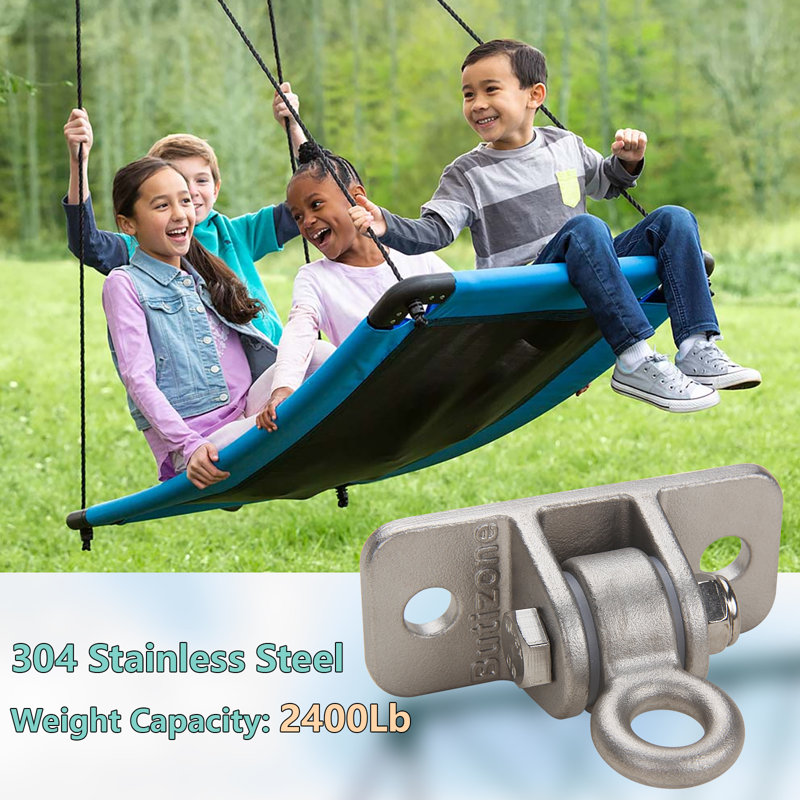 Arlmont Co. Musema Stainless Steel Porch Swing Accessories Reviews Wayfair